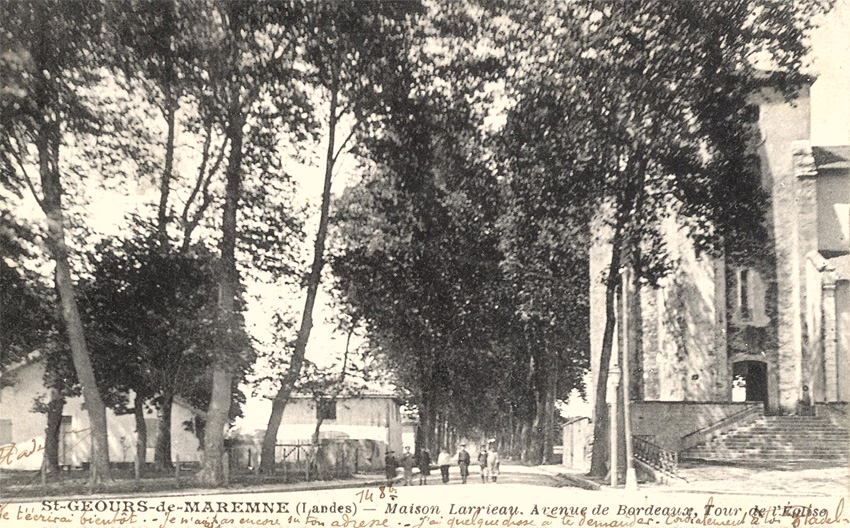 La route de Bordeaux 1905